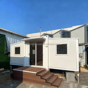 منزل حاويات قابل للتوسيع بجناحين، منزل مسبق الصنع نمطي للفلل والشقق والمخيمات - Product Image 4