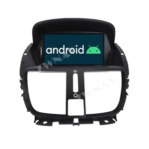 Reproductor Multimedia Android 11, Radio de coche, navegación GPS, estéreo automático para Peugeot 207 2008-2014, unidad principal de Audio y vídeo, Carplay DSP