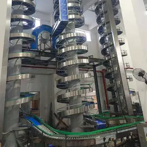 Mesin fokus 2024 penjualan paling laris sistem mesin penyortir paket konveyor spiral