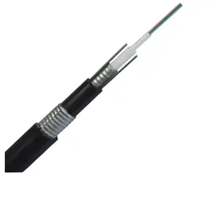 YIZHI high quality Outdoor Fiber Optic Cable GYXTW53 SM G652D Armoured Optical Cable