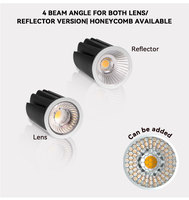 24V 10W aluminium moulé sous pression MR16 réflecteur lentille optionnelle encastré Led Downlight Module LED plafond