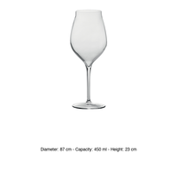 Verre à vin Vinea 45 cl Merlot Montepulciano Cristal H 23 cm Ø 8,7 cm Luigi Bormioli