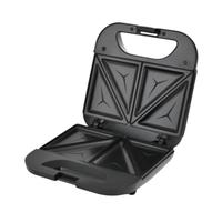 Mini gaufrier électrique 750W, machine à sandwich automatique personnalisée pour 2 tranches