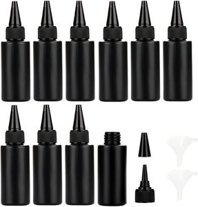 ขวดบรรจุภัณฑ์สำหรับทำความสะอาดกาวแบบฝาเกลียว HDPE ขนาด 50 มล. แบบกำหนดเอง พร้อมพิมพ์ซิลค์สกรีน สำหรับบรรจุภัณฑ์มาส์กผมและผลิตภัณฑ์ดูแลเส้นผมสำหรับร้านเสริมสวย - Product Image 1