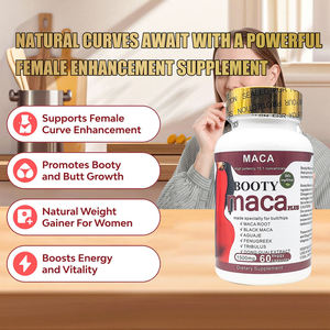 Bottino all'ingrosso Maca più capsule di peso naturale <span class=keywords><strong>Gainer</strong></span> per le donne sostenere il bottino e la crescita del sedere - Product Image 4