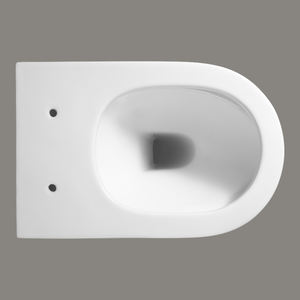 El más nuevo baño de color blanco montado en el suelo de cerámica china WC porcelana p-trap inodoro <span class=keywords><strong>flotante</strong></span> de una pieza - Product Image 3
