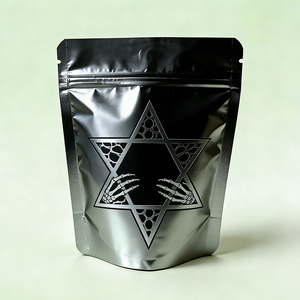 Sachet Doypack Personnalisable Dernier Modèle 3.5g 7g 14g en Film Polyester pour Emballage Alimentaire, Anti-odeur pour Salades, Refermable avec Fermeture Zip - Product Image 3