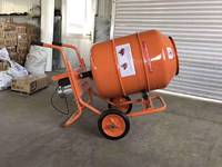 Worthbuy — Mini mélangeur de ciment électrique professionnel, facile à utiliser, mélangeur de béton, 120 litres