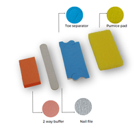 Kit complet de pédicure Dipsosable pour Nail Art, sélection parfaite pour démarrer une nouvelle entreprise avec quantité minimale de commande et une haute qualité