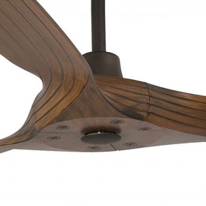 Nuovo Desgin Smart Ventilatori a Pale IN Legno di ROVERE Naturale Soffitto Nero Finito Ventilatore A Soffitto 60 Pollici Con motore a CORRENTE CONTINUA - Product Image 5
