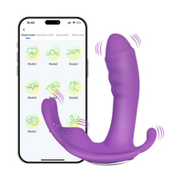 App-gesteuerter tragbarer Slip-Vibrator mit 9 Vibrationsstufen, 100% wasserdicht, USB-aufladbar & ohne Gleitmittel
