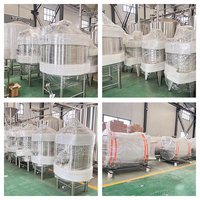 Petit réservoir de fermentation en acier inoxydable pour la production de vin rouge et de jus de fruits (banane), 50L-500L, équipement de fabrication