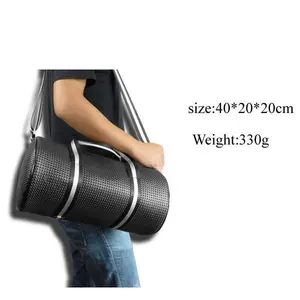 กระเป๋าผ้าใบขนาดใหญ่แบบสั่งทำน้ำหนักเบากระเป๋ายิมสำหรับออกกำลังกาย