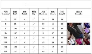 Più il Formato Delle Donne Con Scollo A V Camicia In Chiffon <span class=keywords><strong>Camicetta</strong></span> Casual Allentato Sequin Top Camicia Breve Estate Del Manicotto Casuale Allentato Parti Superiori della <span class=keywords><strong>Camicetta</strong></span> - Product Image 2