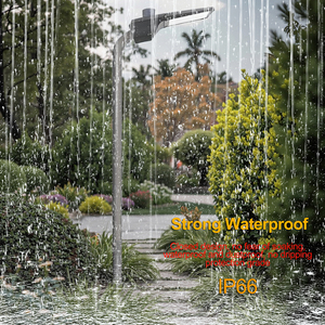 Lampadaires LED intelligents IP66 pour grands projets, étanches, avec corps en alliage d'aluminium, alimentation CA, garantie 5 ans - Product Image 3