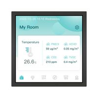 Panel de Interfaz Táctil HD de Alta Calidad para Hogar Inteligente, de un Solo Polo, de 4 Pulgadas, 720 x 720P, con Funciones de Conexión a Control KNX