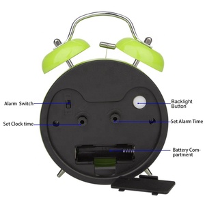 Tốt nhất người bán tự động lật bảng và bàn đồng hồ retro Antique Old Fashioned Đồng hồ báo thức - Product Image 2