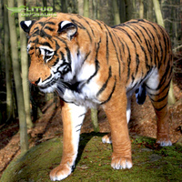 Modèle d'animal tigre animatronique à haute simulation réaliste
