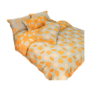 Reversible Printed <b>Bedding</b> Set 3 Pcs Chemical Fiber Home Use Sheet Style - Product Image 2