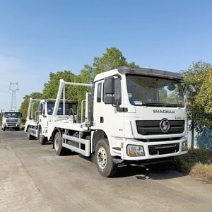Camión de Basura con Brazo Giratorio SHACMAN Chino de Alta Calidad |   Transportador de Contenedores y Contenedores Pequeños con Sistema de Elevación Hidráulico de Brazo Oscilante de 15T - Product Image 6