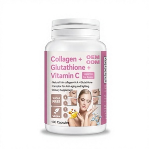 glutathione with collagen watsons Glutathione Collagen Capsules – Antioxidant – 3500 Mg Per Serving main image 1