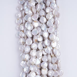 Perla Barroca de Agua Dulce Natural de 11-12 mm para DIY, Collar Semiterminado, Perla Blanca, Promoción por Tiempo Limitado, Venta al por Mayor en Zhuji - Product Image 3