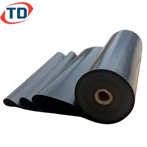 Black Plastic 100% Virgin Material Geomembrane Pond Liner