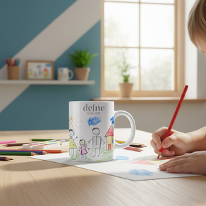 Personalized Child's <b>Drawing</b> Mug with Their Artwork-Personal Gift Set - Product Image 3