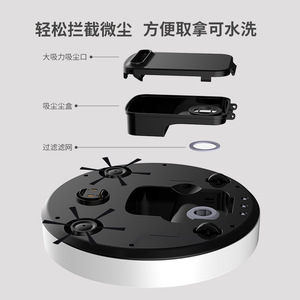 Bowai Robot Vacuum Cleaner Black Random Navigation Sweeping Suction Mopping Machine Battery Powered 61-120 Minutes Runtime - Product Image 3