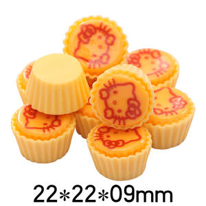 <span class=keywords><strong>Comida</strong></span> de Juguete de Simulación 3D, Tarta de Huevo en Olla Caliente, Galleta Rellena, Pan, Accesorios de Resina, Pegamento de Crema, Juguetes de Simulación - Product Image 6