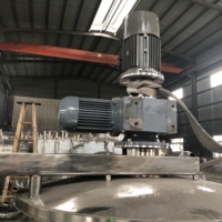 Huashang Custom RVS sausbereidingsmachine met hogesnelheidsmixer en stoomverwarming verticale mantelketel