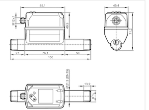Medidor de flujo magnético-inductivo IFM SD6020 SDR12DGXFRKG - Product Image 6