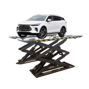 Élévateur à ciseaux ultra-mince pour petite voiture Prix d'usine 3500kg Élévateur à ciseaux automatique - Product Image 2