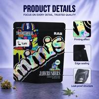 Pochette en feuille d'aluminium pour cartes à jouer personnalisées, emballage imprimé laminé flexible, sac d'emballage personnalisé pour cartes