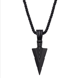 Collares de Cadena con Colgante de Flecha de Aleación Chapada en Oro de 18K, Estilo Punk y Moda Hip-Hop, para Hombres, Regalo de Aniversario o Fiesta - Product Image 5