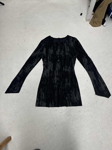 Robe courte moulante style vintage américain, déchirée, à col semi-ouvert, coupe ajustée, flatteuse, pour une silhouette sexy - Product Image 6
