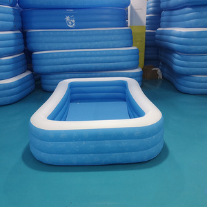 <b>Inflatable</b> Swimming Pool 305x183x56cm PVC Outdoor Indoor Family Use - Product Image 4