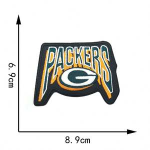 Parche Bordado a Mano Personalizado de los Green Bay Packers, Parche de los Packers - Product Image 2