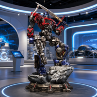 Statue d'animal Optimus Prime en résine faite à la main à l'échelle 1/2 pour la décoration et l'exposition à la maison