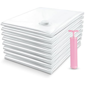 Paquete de 20 Bolsas de Vacío PA, Bolsas Grandes para Sellado al Vacío, 240 Micras de Grosor, Resistentes y Fuertes, Bolsas Transparentes de PA para Almacenamiento de Alimentos - Product Image 1