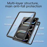 Étui de protection étanche de haute qualité OEM ODM pour iPad A16 10e génération 11 pouces, protection intégrale antichoc, étui transparent