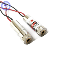 Focusable 650nm 100mW 90 Degrees Fan Angle Line Shape Red Laser Diode Module 5V