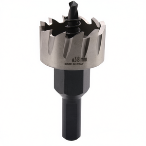 Scie cloche HSS Ttake 38 mm fabriquée en Italie pour le perçage du bois et du métal - Product Image 2
