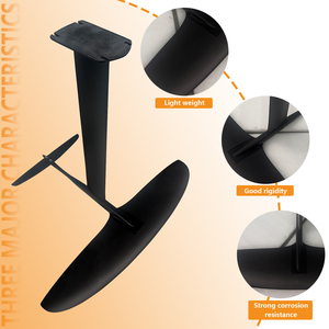 JFS BSC970 Hydrofoil Carbon Fiber Surfboard-Black 1 Year Warranty Ocean Waters Wave <b>Surfing</b> BSC 970 Hydrofoil BSC970 JFS BSC970 - Product Image 3