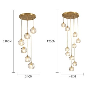 Luz de techo sensible LED regulable <span class=keywords><strong>RC</strong></span> para pasillo, sala de estar, Hotel, apartamento, Villa, pasillo, entrada, guardarropa, escaleras, balcón - Product Image 5