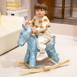 Caballo Balancín de Peluche Personalizado para Niños de 5 a 7 Años, Unisex, Arcoíris - Product Image 3