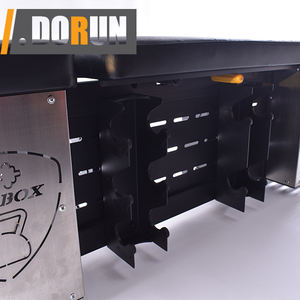 Boîte de cadre de <span class=keywords><strong>banc</strong></span> de poids pratique et multifonctionnelle <span class=keywords><strong>avec</strong></span> <span class=keywords><strong>rangement</strong></span> de tapis de Yoga d'haltères et de kettlebell et crochets de bande élastique - Product Image 3