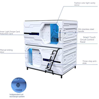 NOUVEAU ABS ignifuge insonorisé Sleeping Pod capsule hotel bed sleep pod