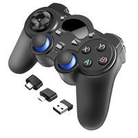 Control Inalámbrico USB 2.4G para PC/PS3 con Convertidor OTG para PC/PS3/Android/TV
