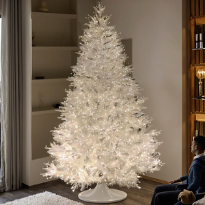 <span class=keywords><strong>Sapin</strong></span> <span class=keywords><strong>de</strong></span> Noël <span class=keywords><strong>artificiel</strong></span> en PVC <span class=keywords><strong>blanc</strong></span> <span class=keywords><strong>de</strong></span> haute qualité BSCI, <span class=keywords><strong>180</strong></span> <span class=keywords><strong>cm</strong></span>, avec lumières LED <span class=keywords><strong>blanc</strong></span> froid personnalisées, base autoportante pour décorations, vente en gros - Product Image 5